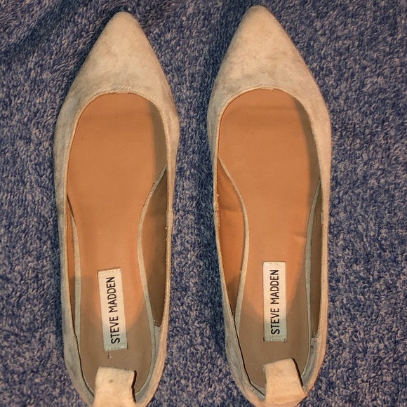 Steve Madden Cream/Tan Flats “Emilie” Size: 9.5 ⚠️modified⚠️ - Picture 3 of 7